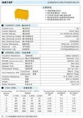 Hk19F-Dc 5V-Shg 5V Çift Kontak Telekom Röle thumbnail 3