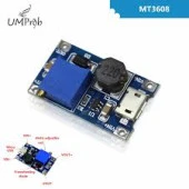 Mt3608 Micro Usb'Li 2V-24V'U 5V 9V 12V 28V'A 2A Lm2577 Dc-Dc Ayar thumbnail 2