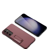 Vendas Samsung Galaxy S24 Plus Kılıf Zore Standlı Ays Kapak - 9