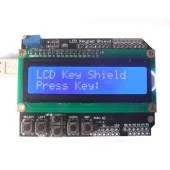 Lcd1602 (Tuş Takımlı Ve Mavi Arka Işıklı) Lcd Shield thumbnail 1