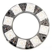 8 Led'Li Ws2812 5050 Rgb Led Modülü - 1