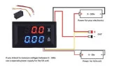 Gözelerelektronik-0.28" 100V 10A Çift Led Ekranlı Voltmetre Ve Ampermetre Modülü thumbnail 1