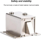 Elektronik Dolap Kapısı Kilidi İçin 12V Dc Solenoit Elektromıknat N11.2247 - 3