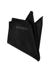 Esgue Hand Made Kravat Mendil Gümüş Rengi Kravat İğnesi Kutulu Hediye Seti thumbnail 4