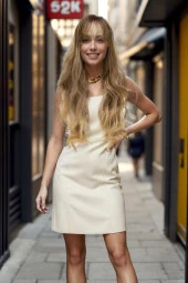 Balköpüğü Ombreli Su Dalgalı Fiber Sentetik Peruk thumbnail 3