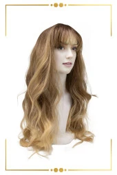 Balköpüğü Ombreli Su Dalgalı Fiber Sentetik Peruk thumbnail 4