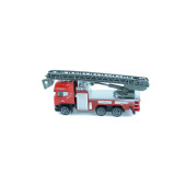Oyuncak İtfaiye Kurtarma Kamyonu Metal Mini Çek Bırak 12 Cm - 4