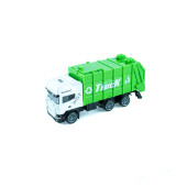 Oyuncak Çöp Kamyonu Metal Mini Çek Bırak 12 Cm - 1