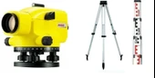 Leica Jogger 32 Optik Nivo SET -RMT01 Tripod + RMM05 Mira - 1
