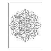 Sayılarla Mandala Boyama Kitabı  (100 MANDALA) - 4