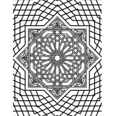 İslami Mandala Boyama Kitabı - 2