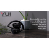 Yui Fg-69 Bluetooth 5.0 Kulaküstü Kulaklık - 3