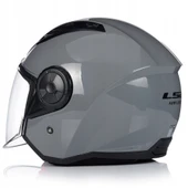 LS2 Aırflow 2 Nardo Gri Açık Motosiklet Kaskı - 3