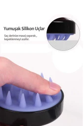 Prodiva Duş Fırçası Saç Bakım ve Masaj Fırçası - Siyah - 3