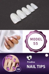 Prodiva 100'lü Kutulu Takma Tırnak - Nail Tips 55 No - 2
