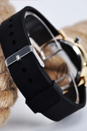 Çocuk Kol Saati Altın Renk Kasa Led Su-469-001 - 3