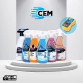 CEM CAR CARE Mega 6'Lı Oto Bakım Seti Yıkama Süngeri Hediyeli - 1