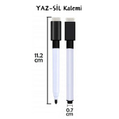 İngilizce Alfabe-Sayılar-Çizgiler YAZ-SİL Kitap Seti - 8
