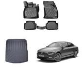 Volkswagen Passat B8-B8.5 2015+  Rizline 3D Paspas ve Bagaj Havuzu - 1