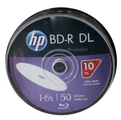 Hp Blu-Ray Bd-R 6X 50Gb 10Lu Cake Box Prıntable Baskı Yapılabilir Blu-Ray Dvd - 1