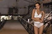 GIORGIA A Plus Beyaz Dantelli Sütyen - 2
