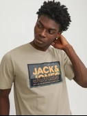 JACK JONES Yazı Baskılı Erkek Tişört 12253442 - 7