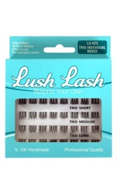 LUSH LASH TRIO TEKLİ KISA ORTA UZUN  TAKMA KİRPİK - 1