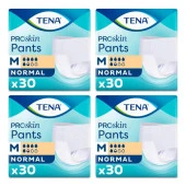 Tena Proskin Pants Normal 5.5 Damla Orta Boy (M) Emici Külot 30'lu 4 Paket - 1