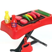 Asya Oyuncak Kutu Barbekü Seti SMK013,Küçük Aşçılar İçin 14 Parça Oyuncak Set - 2