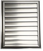 45x50 Temmenfez Piramit Aluminyum Parlak Krom Banyo, Wc Havalandırma Menfez, - 1