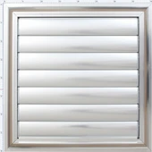 45x50 Temmenfez Piramit Aluminyum Parlak Krom Banyo, Wc Havalandırma Menfez, - 3