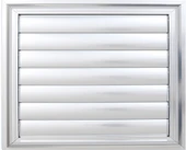 40x40 Temmenfez Piramit Aluminyum Parlak Krom Banyo, Wc Havalandırma Menfez, Panjuru ARKA YÜZ ALÜMİNYUM TELLİ thumbnail 2