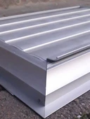 40x40 Temmenfez Piramit Aluminyum Parlak Krom Banyo, Wc Havalandırma Menfez, Panjuru ARKA YÜZ ALÜMİNYUM TELLİ thumbnail 3