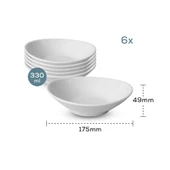 Keramika Krem Stella Kase 18 cm 6 Adet 030 - 3