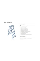 Saraylı 1205 Metal Çift Çıkışlı 5+5 Basamaklı Merdiven - 3