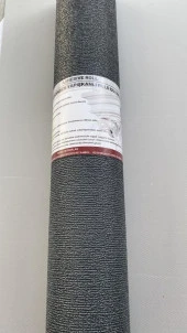 Renkli Duvarlar 50x280cm(1,4m2) Koyu Gri Dekor Isı ve Ses Yalıtım Yapışkanlı Duvar Kağıdı Dokulu Esnek Silinebilir thumbnail 2