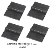 Karasör Çelik Yaprak Menteşe 6 Cm 4 Adet - 1
