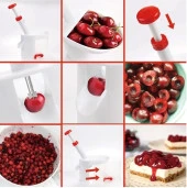 Vişne Kiraz Zeytin Çekirdeği Çıkarıcı Vişne Çıkartıcı Ayıklayıcı - 4