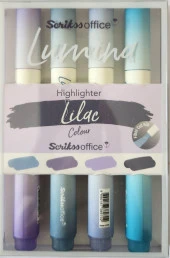 Scrikss Lumina Lilac Fosforlu Kalem 4'lü Set - 1