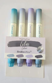 Scrikss Lumina Lilac Fosforlu Kalem 4'lü Set - 3