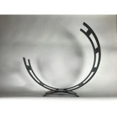 Şömine Odunluk Kova Ay Şeklinde Dış Mekan Odunluk - 2