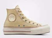 Converse Chuck Taylor All Star Platform Sarı Günlük Spor Ayakkabı - 3