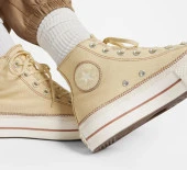 Converse Chuck Taylor All Star Platform Sarı Günlük Spor Ayakkabı - 7