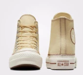Converse Chuck Taylor All Star Platform Sarı Günlük Spor Ayakkabı - 9