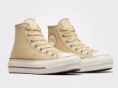 Converse Chuck Taylor All Star Platform Sarı Günlük Spor Ayakkabı - 10