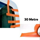 Araba Araç Oto Cam Sabitleme Tamir Montaj Bandı İz Bırakmaz Maskeleme Güçlü Bant 45 mm x 30 Metre - 2