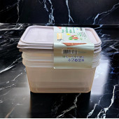 3 LÜ SET 1.3 LİTRE TOPLAM 3.9 LİTRE SAKLAMA KABI - 3