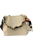 Bagorama STONE Kadın Suni Deri Fularlı Zincirli Omuz Çantası - 10