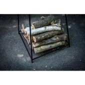 Odun Koyma Rafı Üçgen Tasarım Dış Mekan Odunluk thumbnail 4