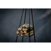 Odun Koyma Rafı Üçgen Tasarım Dış Mekan Odunluk thumbnail 6